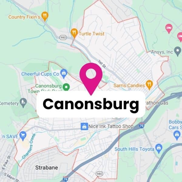 Canonsburg Map