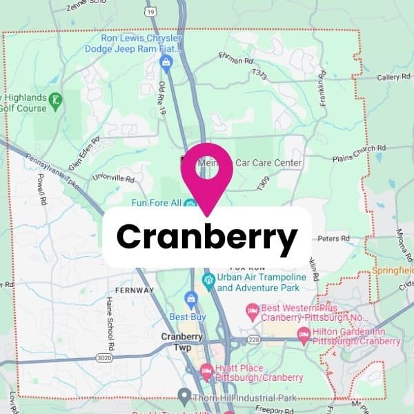 Cranberry Map