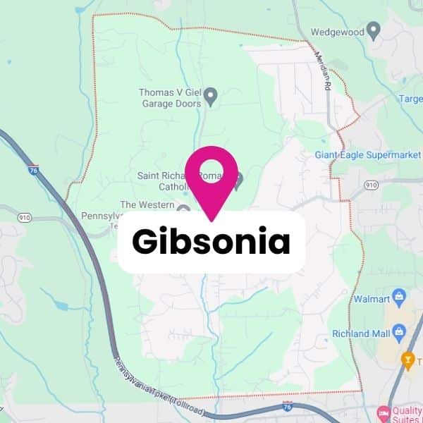 Gibsonia Map