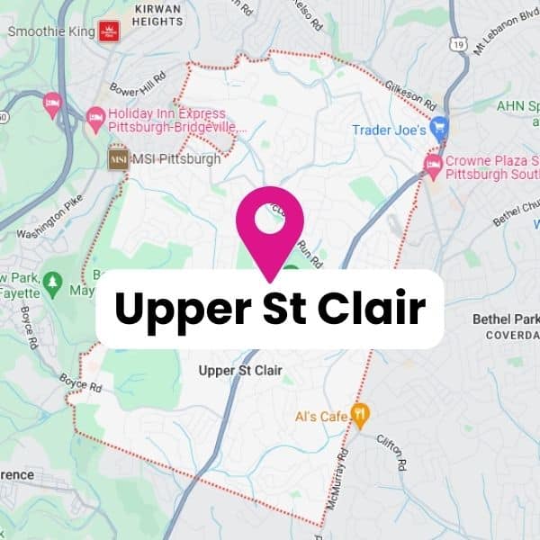 Upper St Clair Map